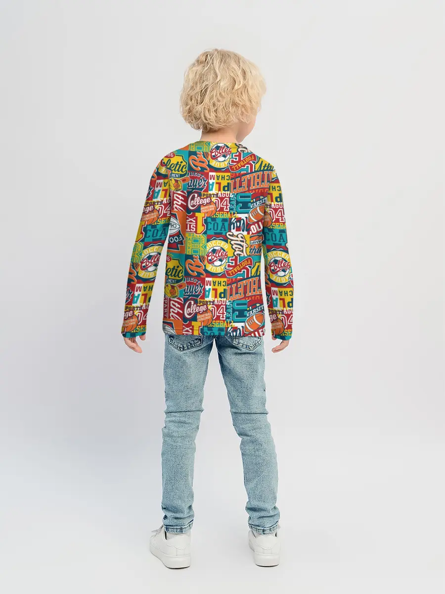 Детский лонгслив / Спортсмен