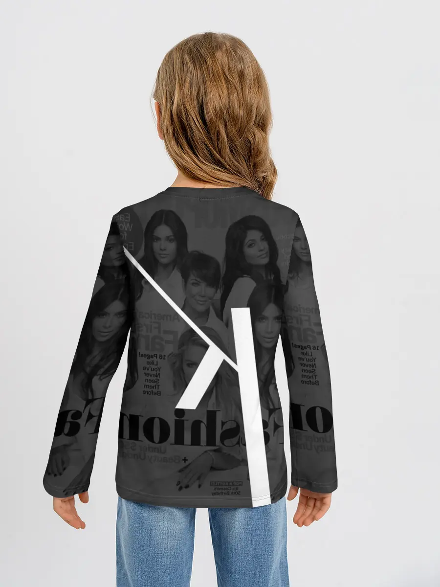 Детский лонгслив / Семейство Кардашьян