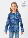 Детский лонгслив / Абстракция - акварельный узор