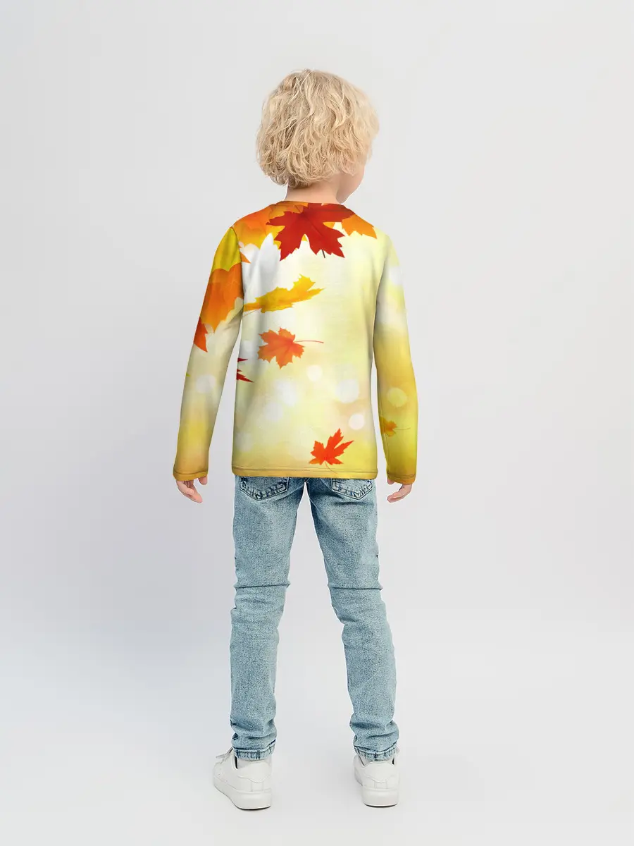Детский лонгслив / ПАДАЮЩИЙ КЛЕН | ОСЕННЯЯ
