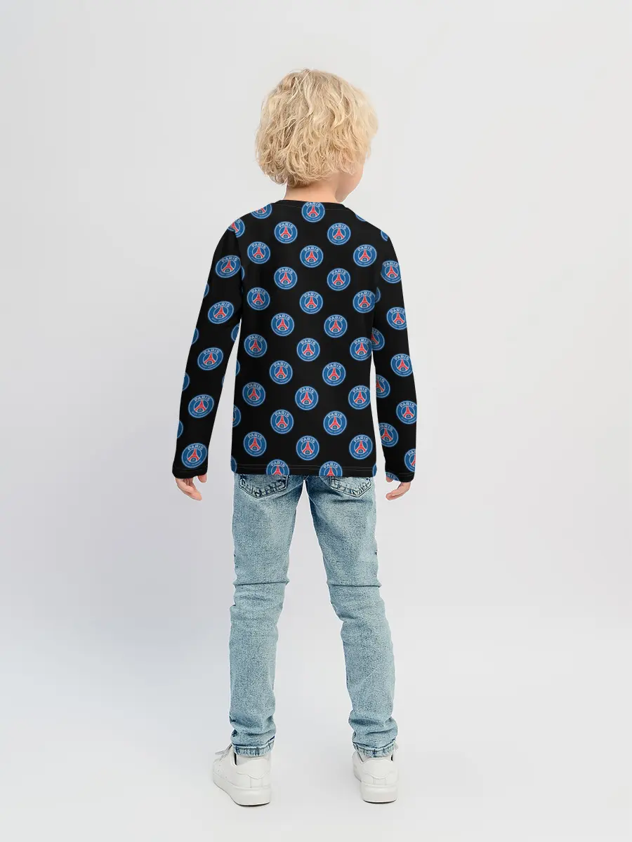 Детский лонгслив / ПСЖ ПАТТЕРН | PSG PATTERN