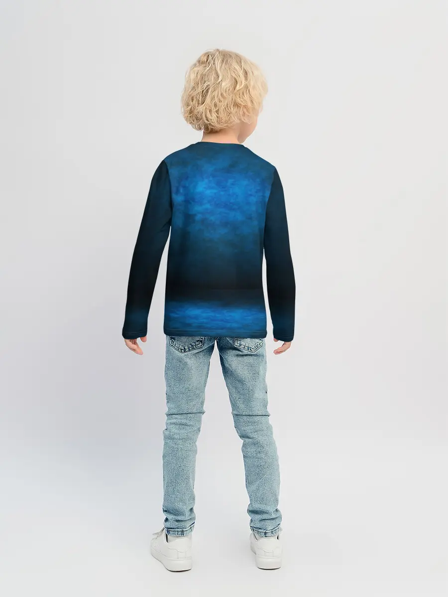 Детский лонгслив / Dinosaurs Rex 3D