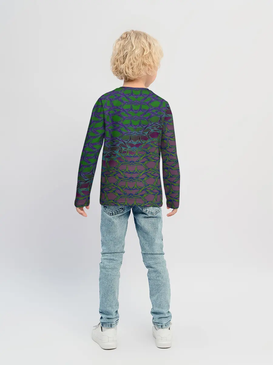 Детский лонгслив / Колючая проволока
