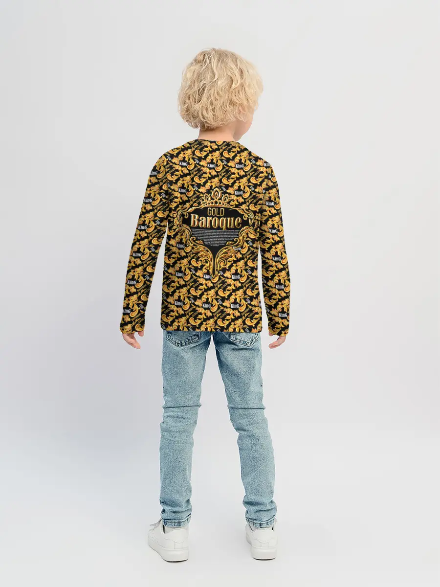 Детский лонгслив / Gold of Baroque. King.