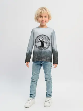 Детский лонгслив / Иггдрасиль | Yggdrasil