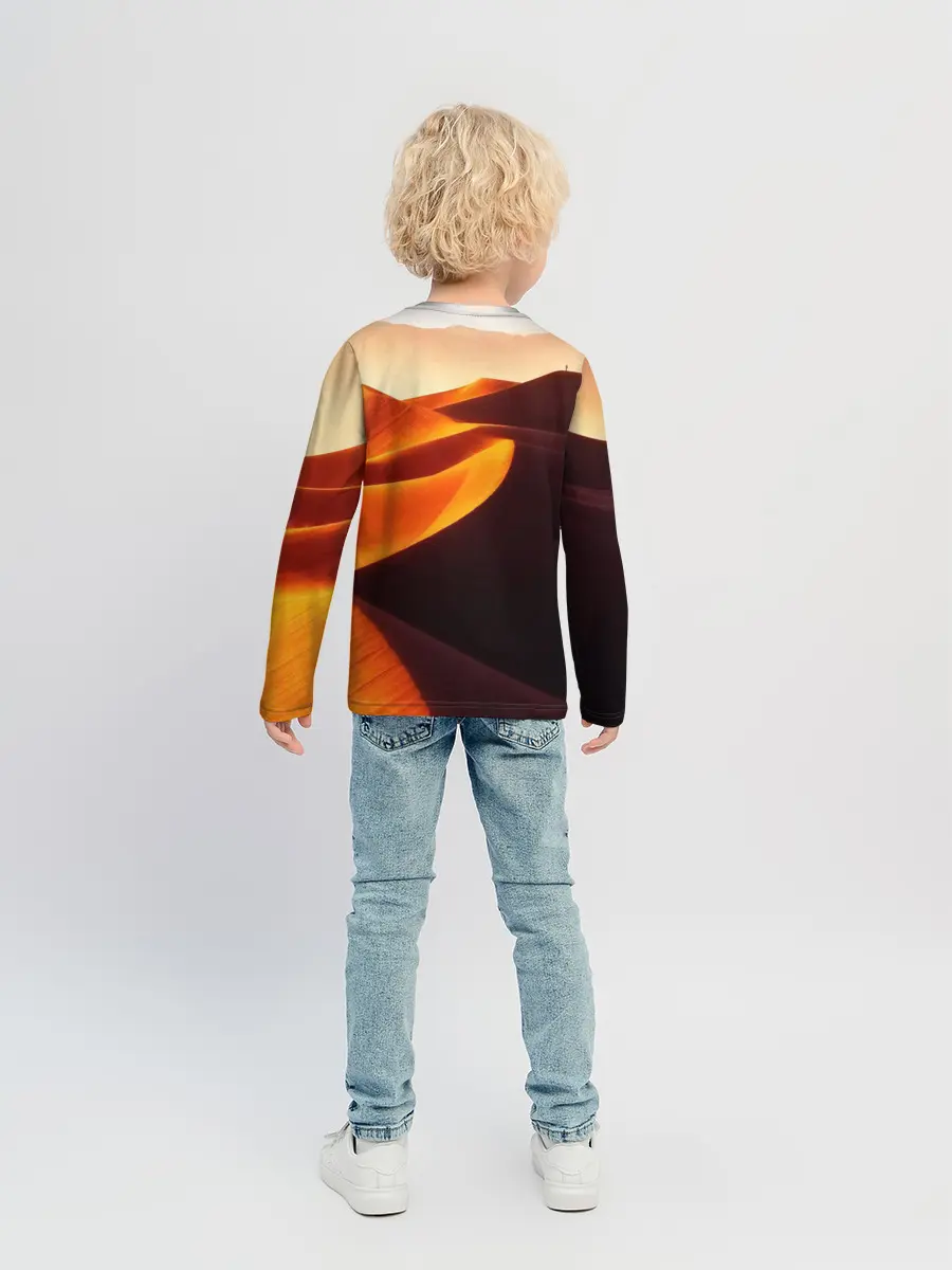 Детский лонгслив / Пустыня дюна барханы