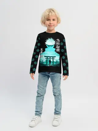 Детский лонгслив / Годжо Сатору Магическая битва