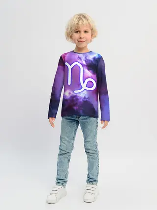 Детский лонгслив / Козерог / Capricorn