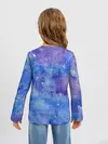 Детский лонгслив / Акварельные разводы и брызги красок