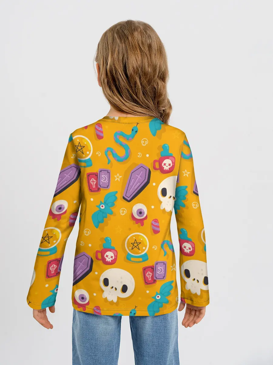 Детский лонгслив / Весенний Хэллоуин