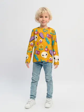 Детский лонгслив / Весенний Хэллоуин