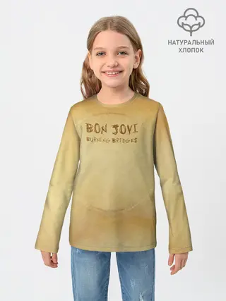 Детский лонгслив / Burning Bridges - Bon Jovi