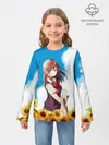 Детский лонгслив / Саю и Подсолнухи
