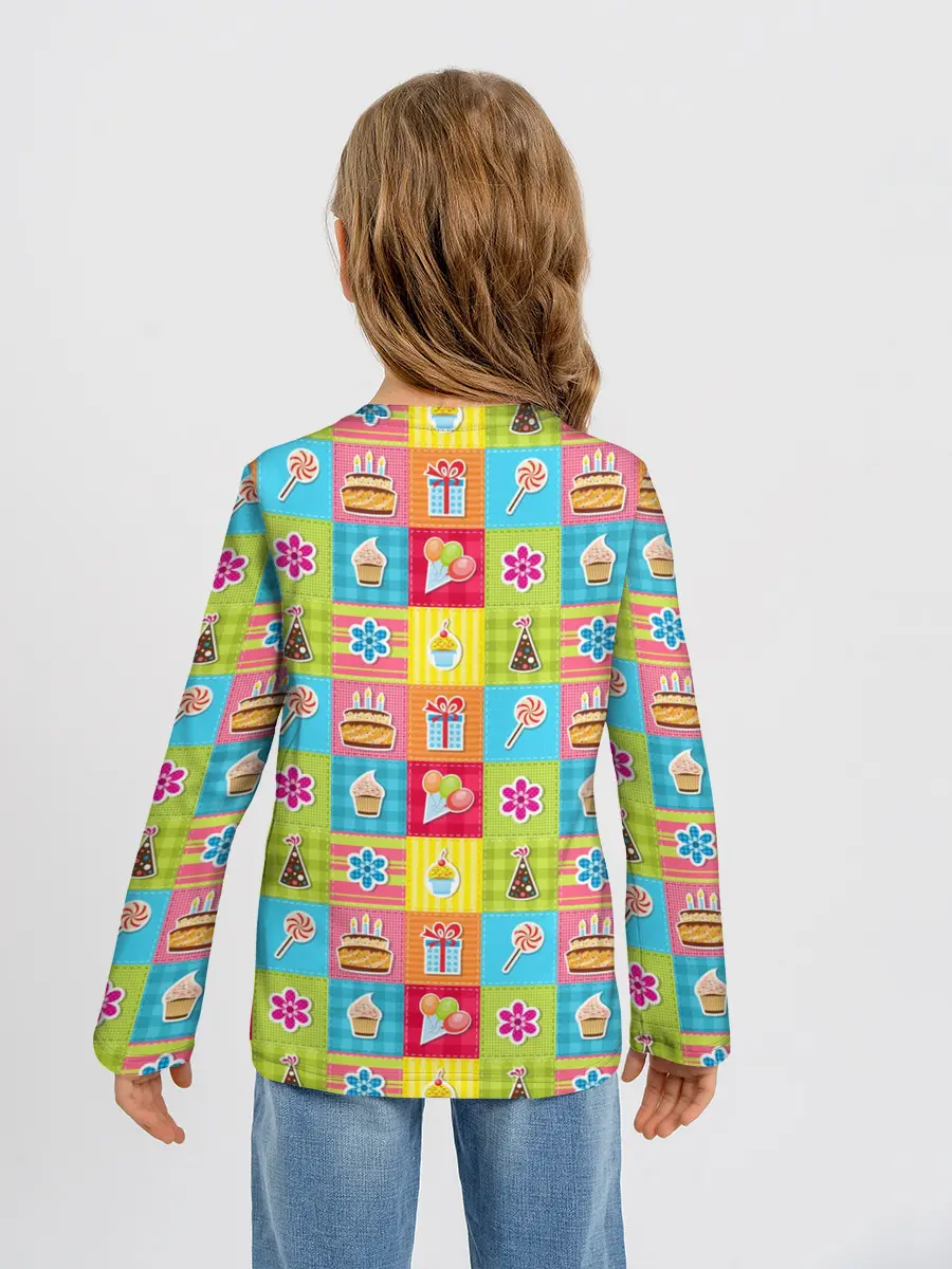 Детский лонгслив / День Рождения