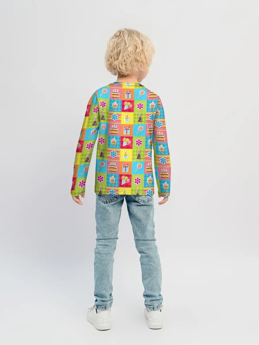 Детский лонгслив / День Рождения