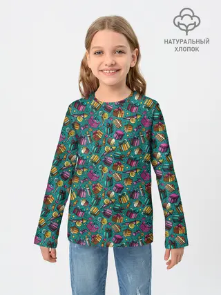 Детский лонгслив / День Рождения