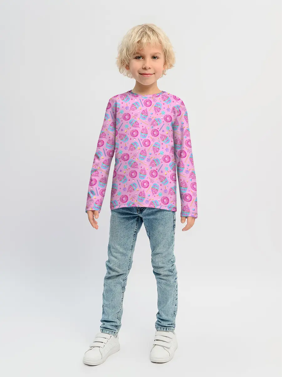 Детский лонгслив / Сласти