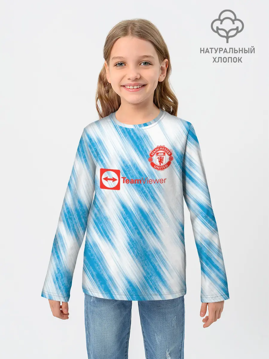 Детский лонгслив / Гостевая Сезон 21-22 | Ronaldo