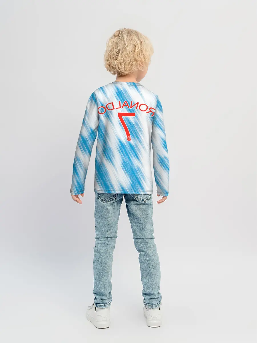 Детский лонгслив / Гостевая Сезон 21-22 | Ronaldo