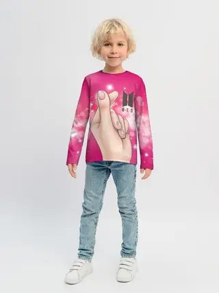 Детский лонгслив / BTS | БТС