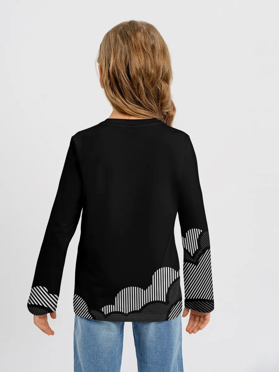 Детский лонгслив / Space X