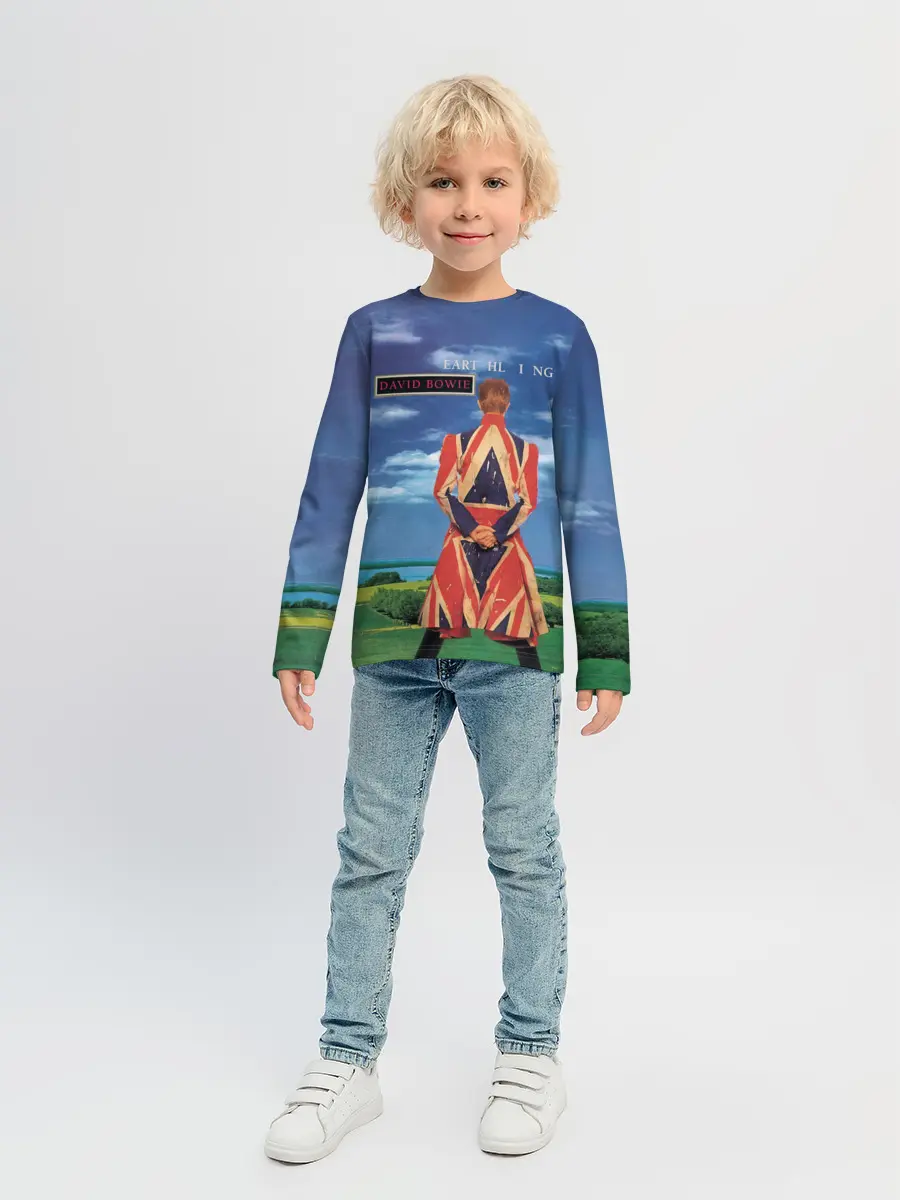 Детский лонгслив / Earthling - David Bowie