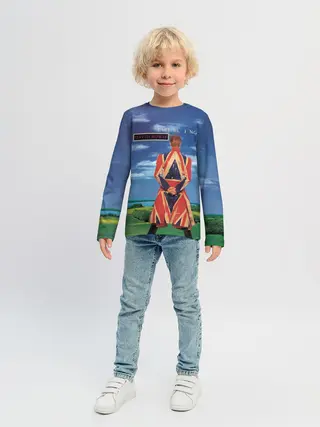 Детский лонгслив / Earthling - David Bowie