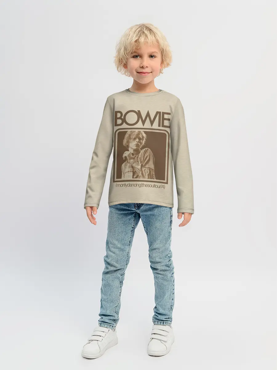 Детский лонгслив / Im Only Dancing - David Bowie