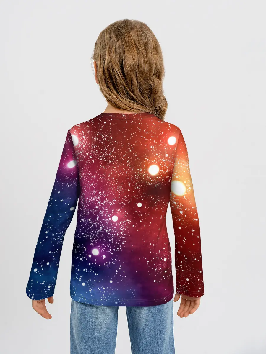 Детский лонгслив / Space X