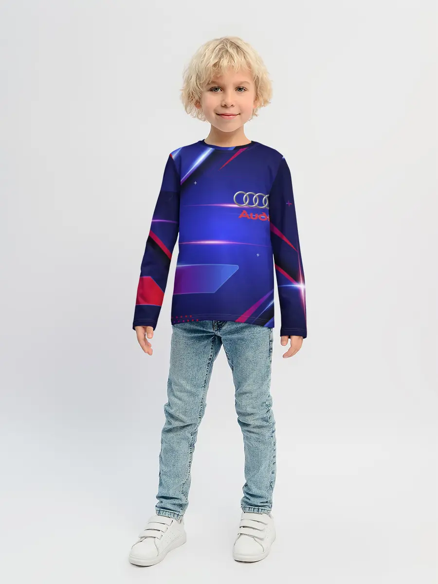 Детский лонгслив / Ауди / Audi синива