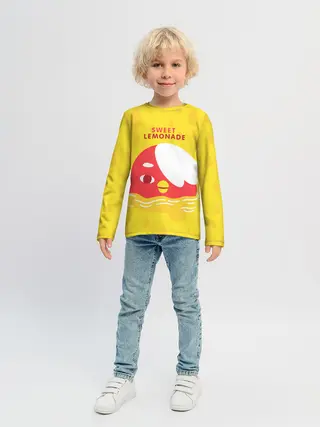 Детский лонгслив / Sweet lemonade