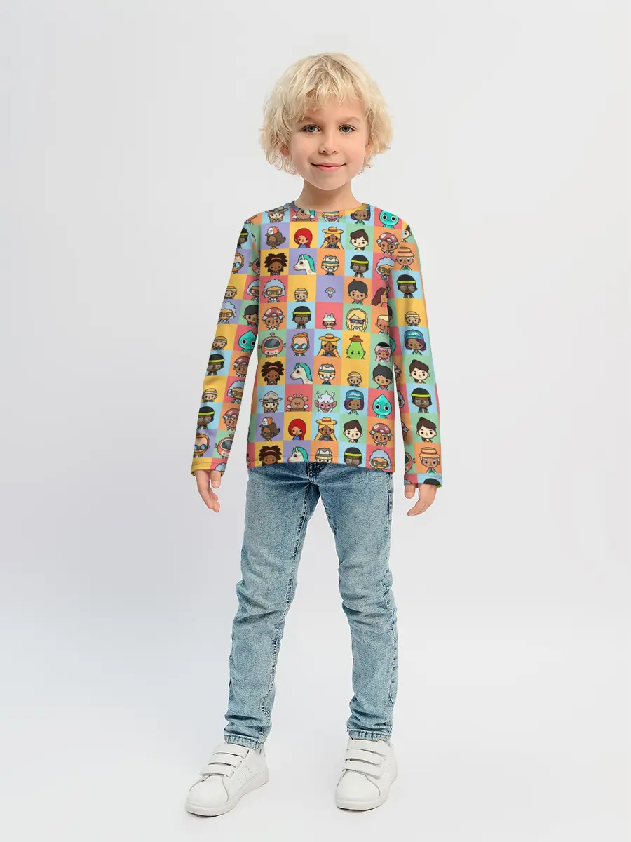 Детский лонгслив / Toca Life Worl