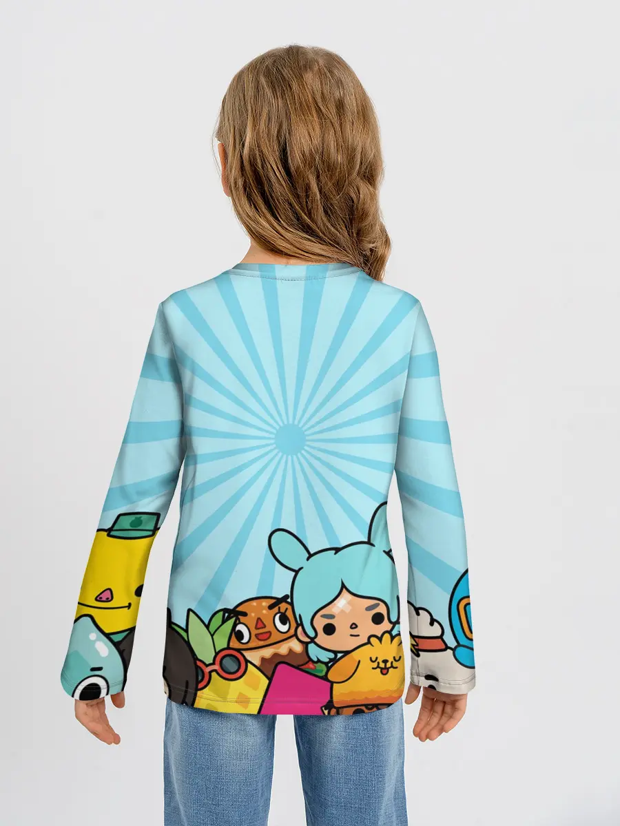 Детский лонгслив / Toca boca life