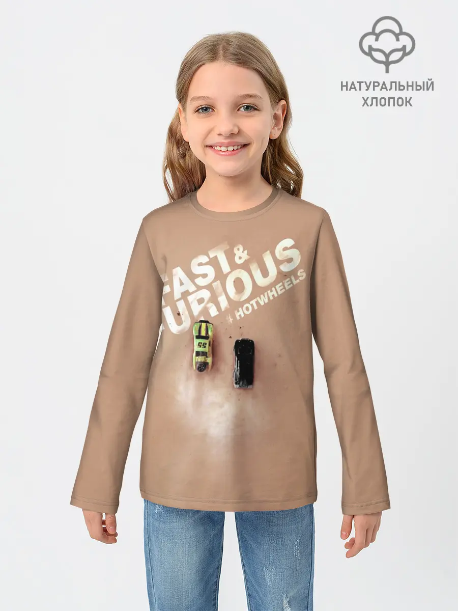 Детский лонгслив / Hot Wheels. Хот Вилс