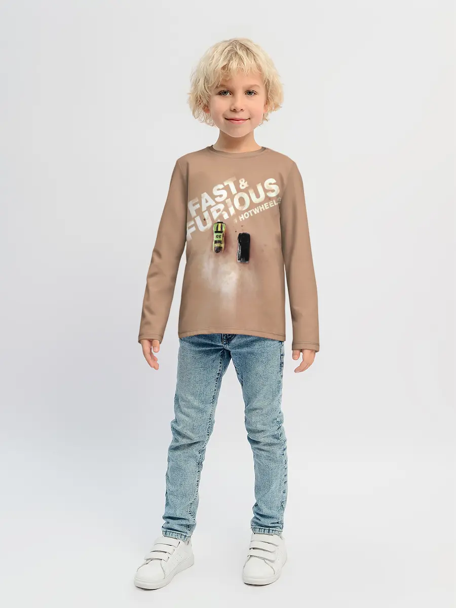 Детский лонгслив / Hot Wheels. Хот Вилс