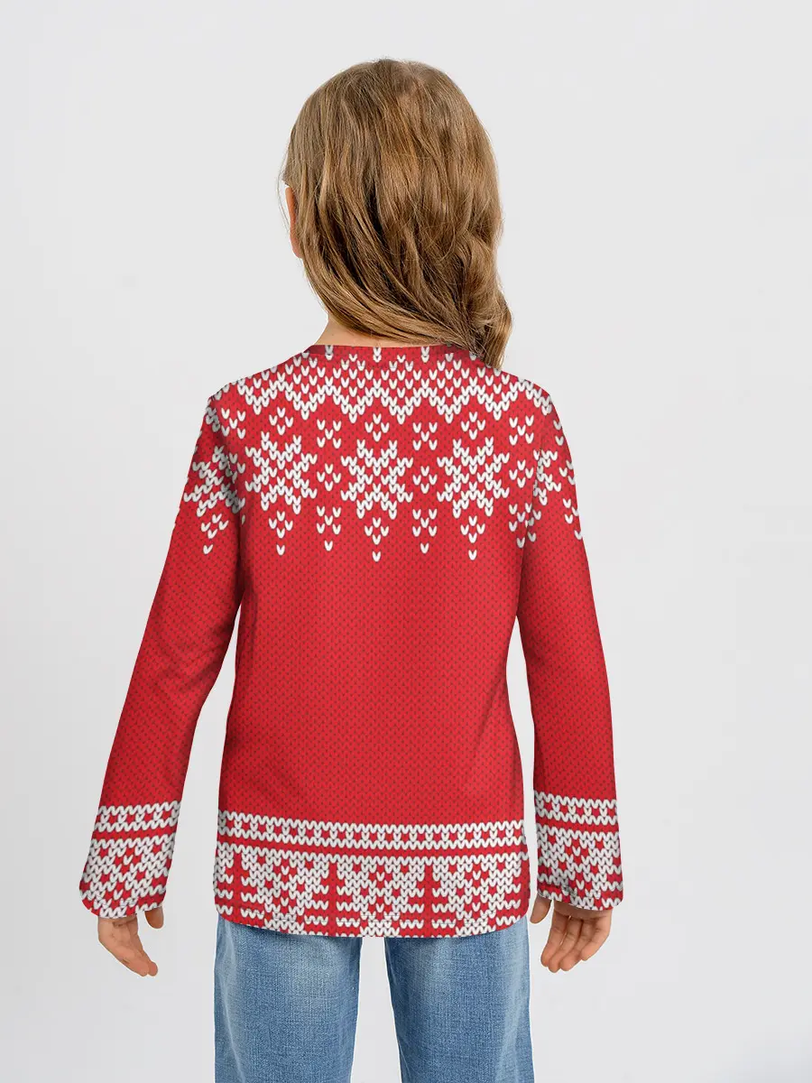 Детский лонгслив / Зимний лес