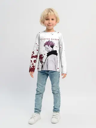 Детский лонгслив / Ryomen Sukuna Jujutsu Kaisen