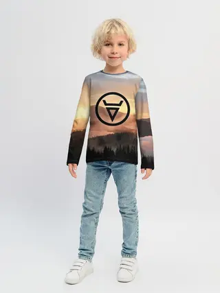 Детский лонгслив / ВЕЛЕС | РУНЫ | RUNES