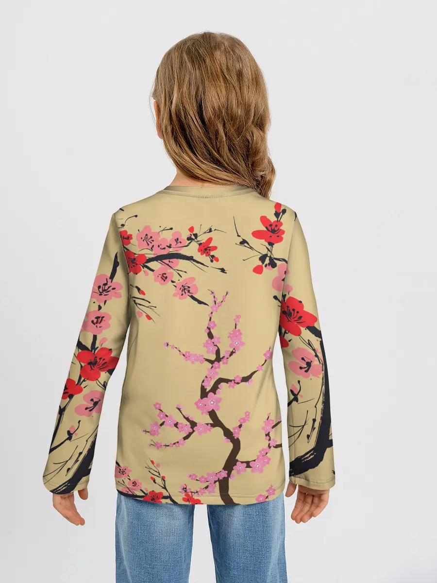 Детский лонгслив / Гейша | Geisha