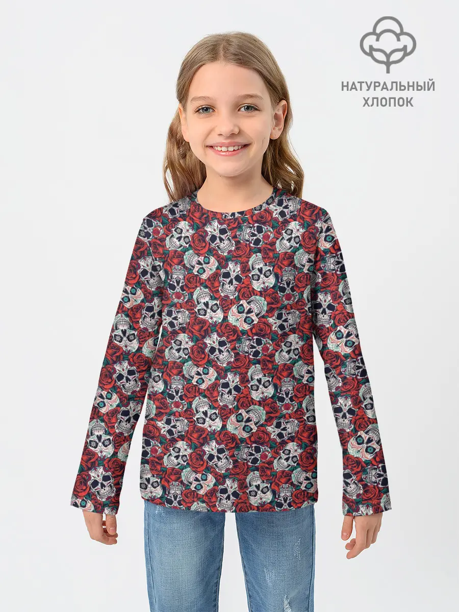 Детский лонгслив / Хэллоуин