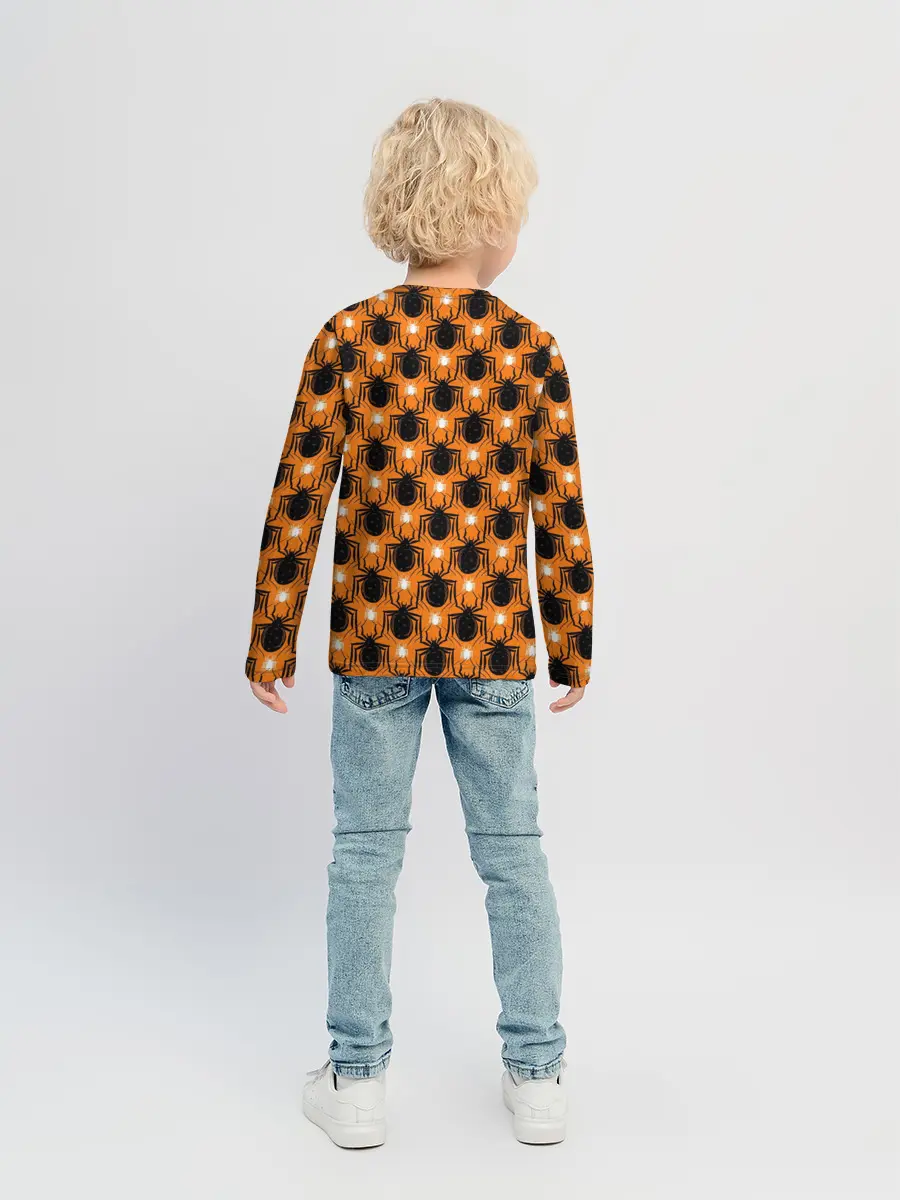 Детский лонгслив / Пауки