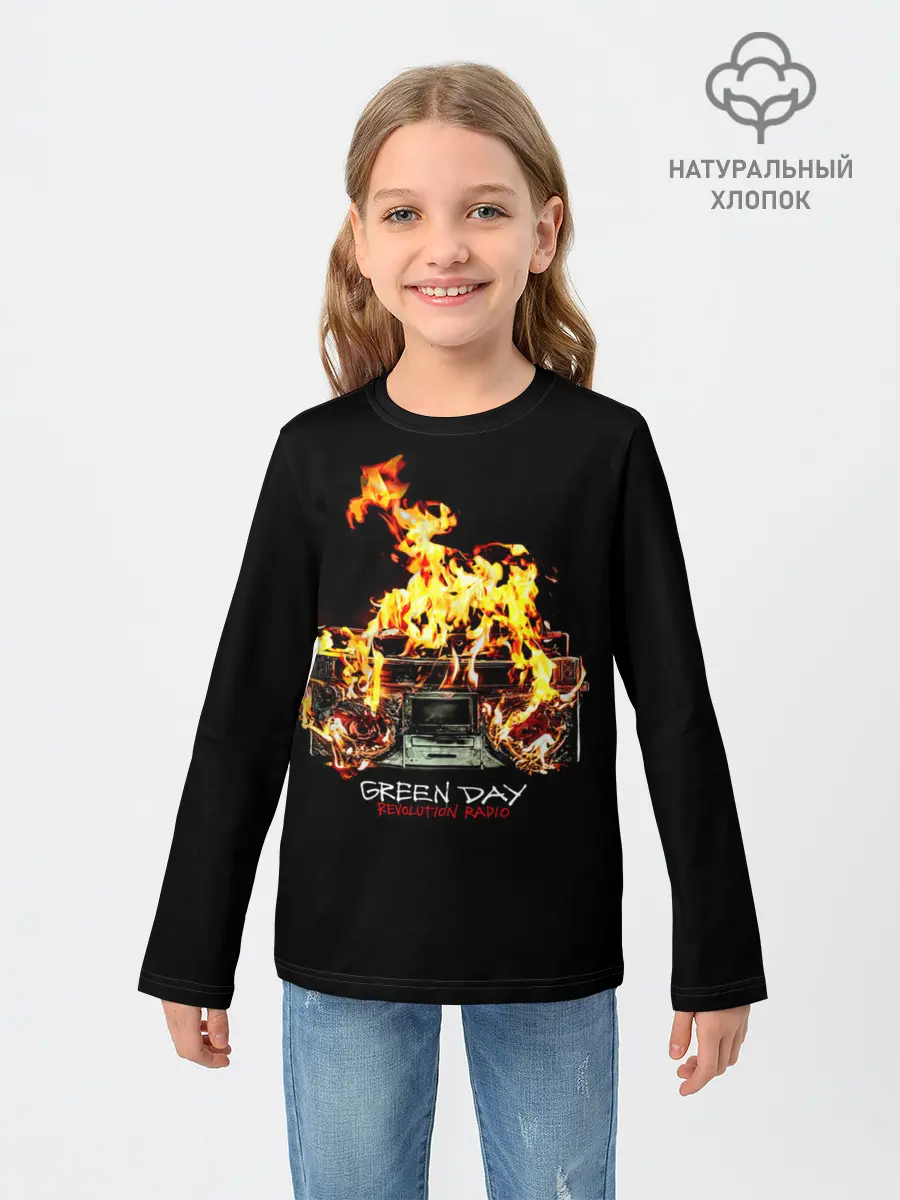 Детский лонгслив / Revolution Radio Green Day