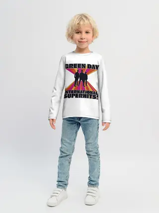 Детский лонгслив / International Superhits! Green Day