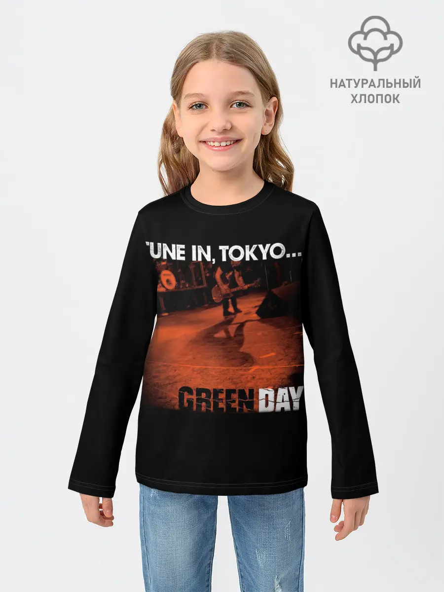 Детский лонгслив / Tune In, Tokyo... Green Day