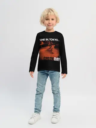 Детский лонгслив / Tune In, Tokyo... Green Day