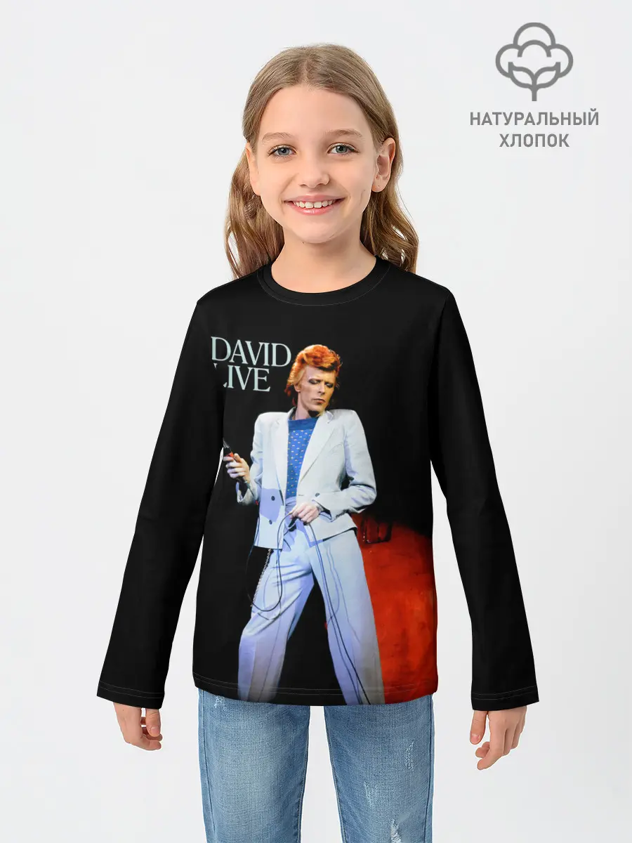Детский лонгслив / David Live - David Bowie