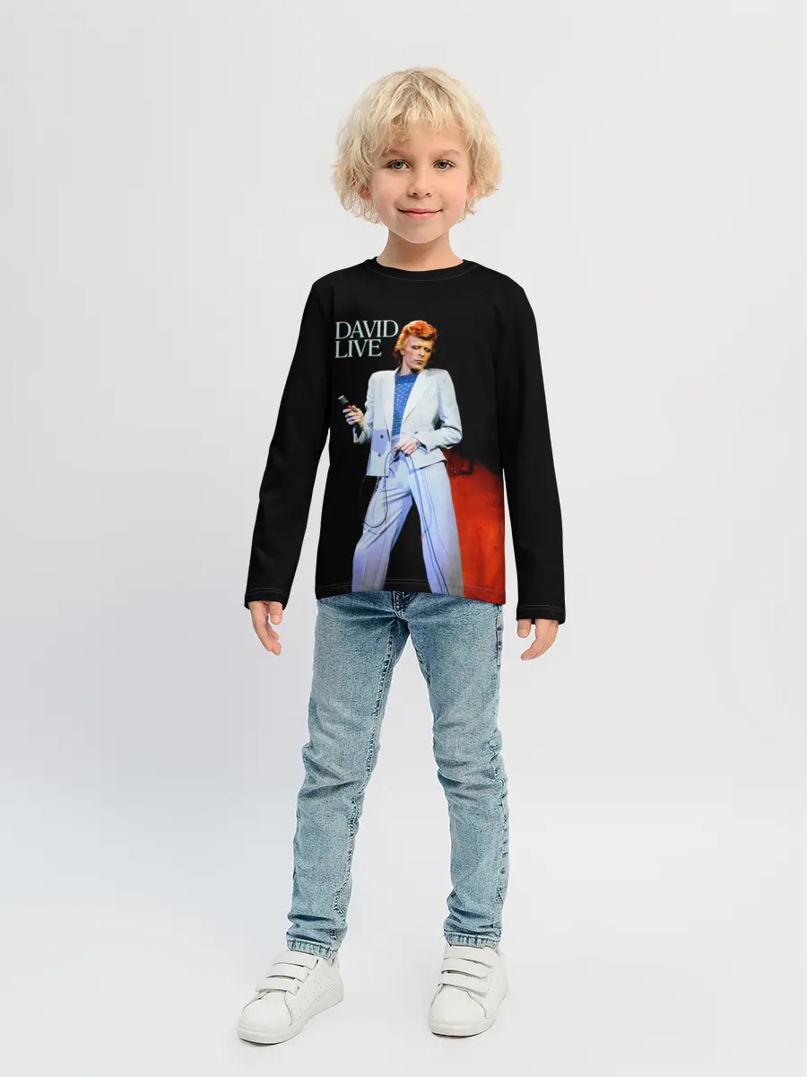 Детский лонгслив / David Live - David Bowie