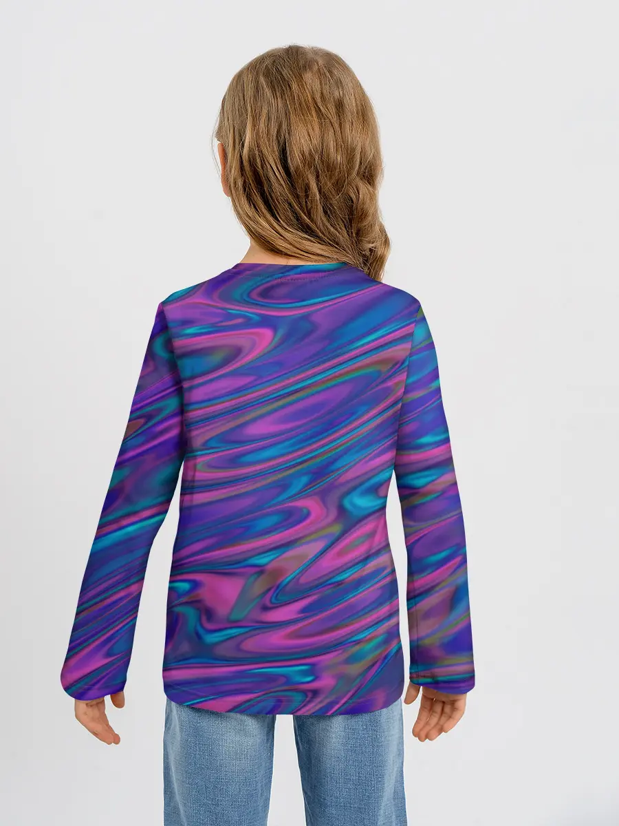 Детский лонгслив / Glitch EFFECT