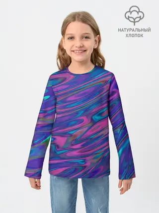 Детский лонгслив / Glitch EFFECT