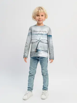 Детский лонгслив / Infinite - Deep Purple